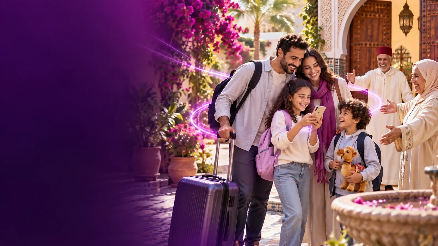 Inwi advertisement — Welcome to Morocco