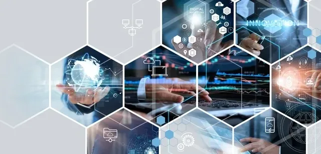 Illustration of a professional using digital tools